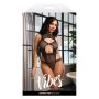 BARBED WIRE FISHNET BODYSUIT, M/L - 3