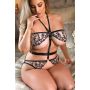 BETTER THAN REVENGE STRAPPY OPEN MESH TEDDY , QS - 2