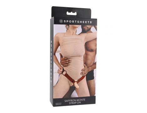SPORTSHEETS SAFFRON MONTE STRAP ON - 4