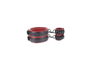 SPORTSHEETS SAFFRON THIGH AND WRIST CUF SET