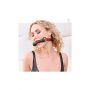 SPORTSHEETS SAFFRON SILICONE BIT GAG - 3