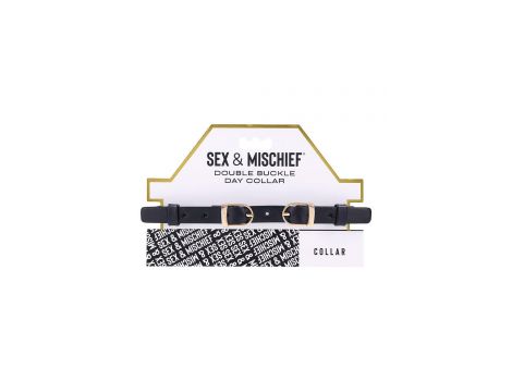 SEX AND MISCHIEF DOUBLE BUCKLE DAY COLLAR