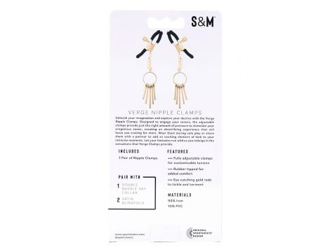 SEX AND MISCHIEF VERGE NIPPLE CLAMPS - 2