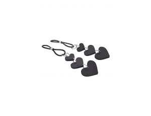 SEX AND MISCHIEF HEART NIPPLE TIES