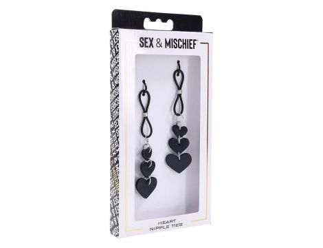 SEX AND MISCHIEF HEART NIPPLE TIES - 4