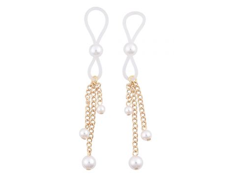 SEX AND MISCHIEF PEARL NIPPLE TIES - 2