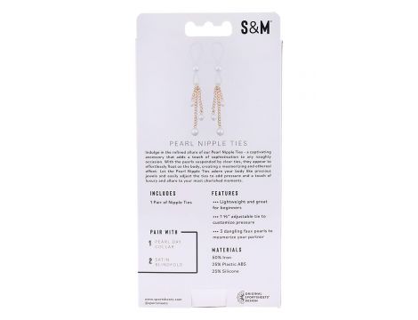 SEX AND MISCHIEF PEARL NIPPLE TIES - 5