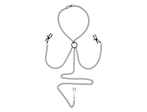 SPORTSHEETS SAFFRON NIPPLE TO CLIT SET - 3
