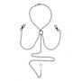 SPORTSHEETS SAFFRON NIPPLE TO CLIT SET - 4