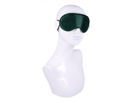 Opaska na oczy satynowa Sportsheets Indica szmaragdowa - 5