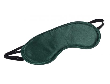 Opaska na oczy satynowa Sportsheets Indica szmaragdowa - 4