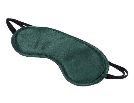 Opaska na oczy satynowa Sportsheets Indica szmaragdowa - 3