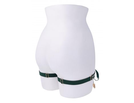 Podwiązki wiązane Sportsheets Indica szmaragdowe - 12