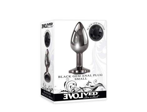 BLACK GEM ANAL PLUG SMALL - 5