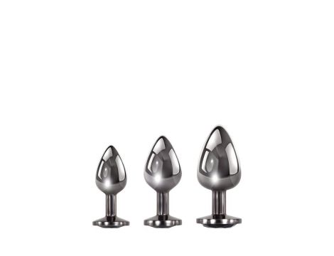BLACK GEM ANAL PLUG SET - 2