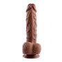 EVOLVED REALISTIC DILDO, DARK 20.3 cm - 4