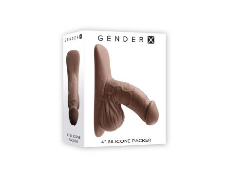 GENDER X 4" SILICONE PACKER DARK - 5