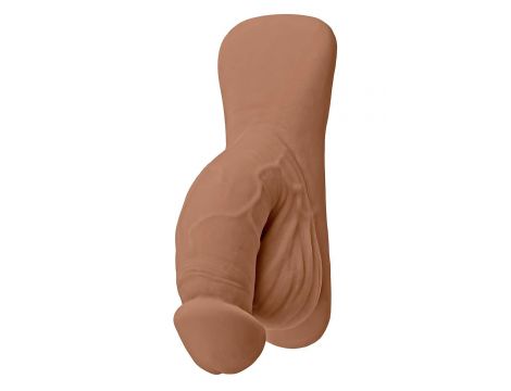GENDER X 4INCH PACKER, MOCCA FLESH - 3