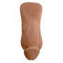 GENDER X 4INCH PACKER, MOCCA FLESH - 5