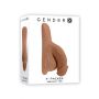 GENDER X 4INCH PACKER, MOCCA FLESH - 6