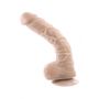 GENDER X 10 INCH 25 CM FLEXSKIN POSEABLE TRUE FEEL DILDO LIGHT - 4