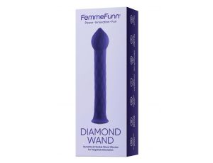FEMMEFUNN DIAMOND WAND DARK PURPLE