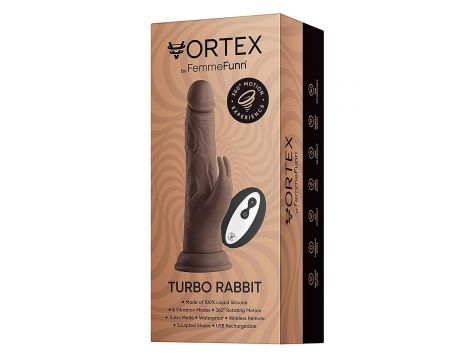 FEMMEFUNN WIRELESS TURBO RABBIT BROWN - 4