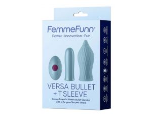 FEMMEFUNN VERSA BULLET WITH T SLEEVE LIGHT BLUE