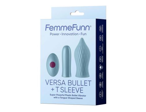 FEMMEFUNN VERSA BULLET WITH T SLEEVE LIGHT BLUE