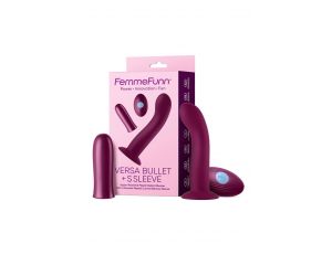 FEMMEFUNN VERSA BULLET WITH S SLEEVE DARK FUCSHIA