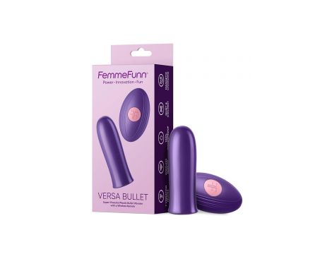 FEMMEFUNN VERSA BULLET WITH REMOTE DARK PURPLE - 2