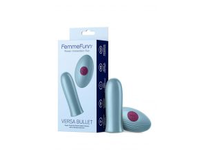 FEMMEFUNN VERSA BULLET WITH REMOTE LIGHT BLUE