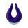 FEMMEFUNN VOLEA DARK PURPLE / LIGHT BLUE BASE