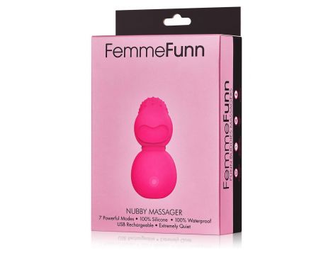 FEMMEFUNN NUBBY MASSAGER  PINK - 5