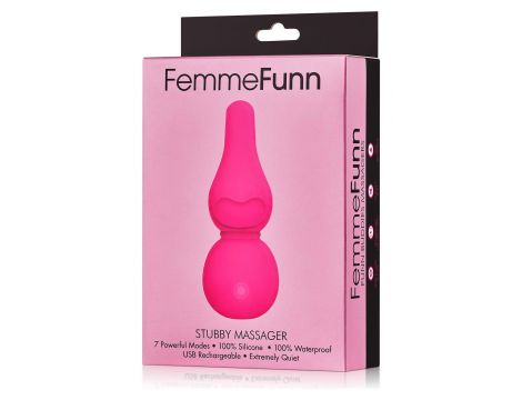 FEMMEFUNN STUBBY MASSAGER PINK - 5