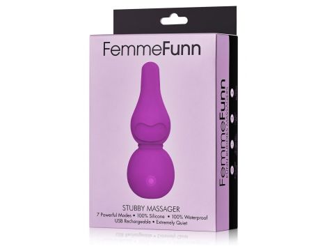 FEMMEFUNN STUBBY MASSAGER  PURPLE - 4