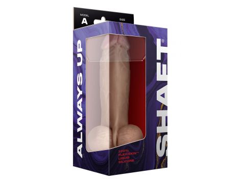 SHAFT MODEL A 8.5 INCH LIQUIDE SILICONE DONG WITH BALLS PINE - 3