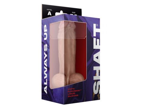 SHAFT MODEL A 7.5 INCH LIQUIDE SILICONE DONG WITH BALLS PINE - 3