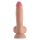 SHAFT MODEL A 7.5 INCH LIQUIDE SILICONE DONG WITH BALLS PINE