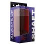 SHAFT MODEL A 7.5 INCH LIQUIDE SILICONE DONG WITH BALLS MAHOGANY - 3