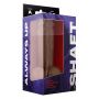 SHAFT MODEL A 7.5 INCH LIQUIDE SILICONE DONG WITH BALLS OAK - 2