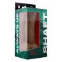 SHAFT MODEL N 8.5 INCH LIQUID SILICONE DONG WITH BALLS OAK - 4