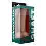 SHAFT MODEL N 9.5 INCH LIQUIDE SILICONE DONG WITH BALLS PINE - 3