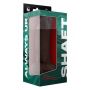 SHAFT MODEL N 9.5 INCH LIQUIDE SILICONE DONG WITH BALLS MAHOGANY - 4