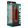 SHAFT MODEL N 9.5 INCH LIQUID SILICONE DONG WITH BALLS OAK - 4