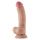 SHAFT MODEL C 7.5 INCH LIQUIDE SILICONE DONG WITH BALLS PINE