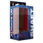 SHAFT MODEL C 7.5 INCH LIQUIDE SILICONE DONG WITH BALLS MAHOGANY - 3