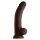 SHAFT MODEL C 9.5 INCH LIQUIDE SILICONE DONG WITH BALLS MAHOGANY