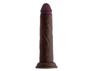 SHAFT MODEL J 8.5 INCH LIQUIDE SILICONE DONG MAHOGANY
