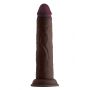 SHAFT MODEL J 8.5 INCH LIQUIDE SILICONE DONG MAHOGANY - 2